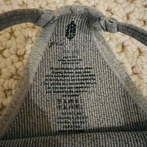 NWT Free People Happiness Runs Tank Vintage Light Gray Size XS/S (0-6) - Picture 6 of 7